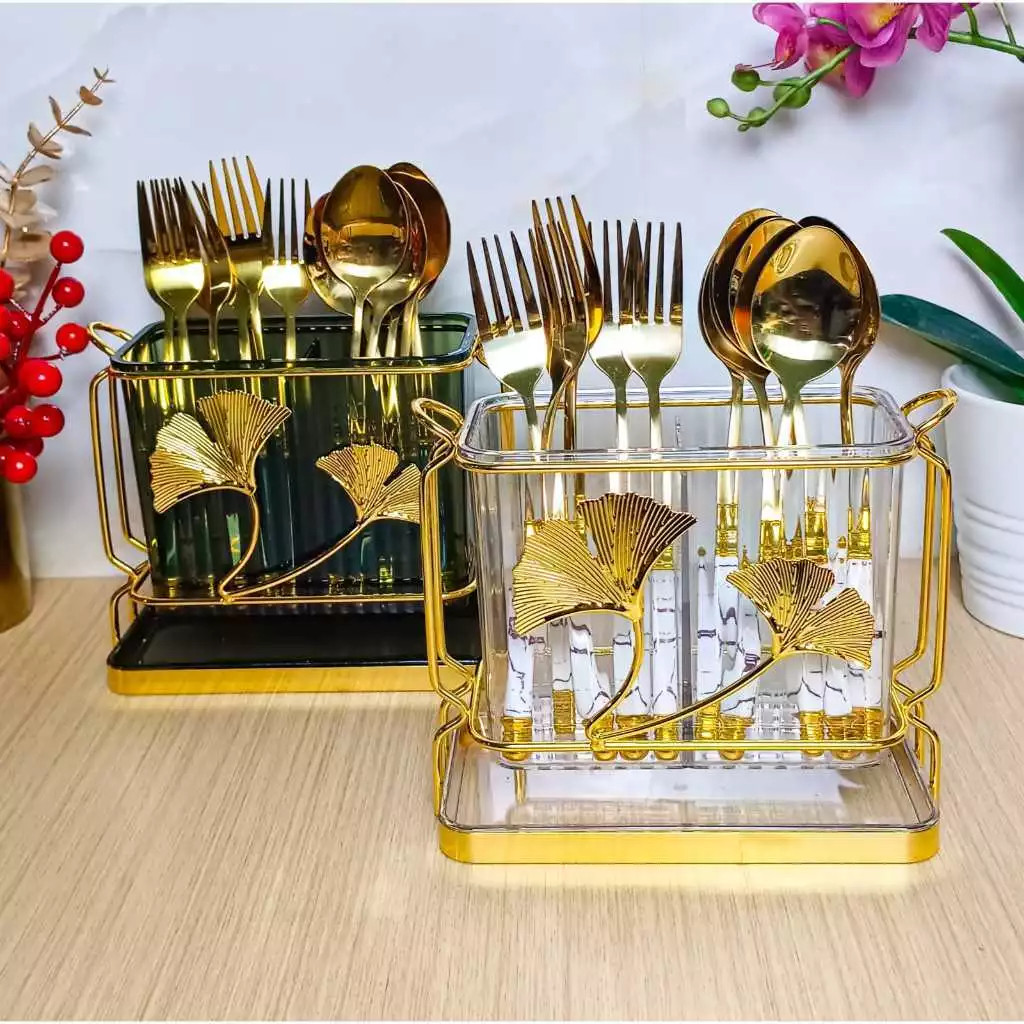 Jual Ginkgo Tempat Sendok Garpu Sumpit Garpu Sumpit Estetik Rak Sendok ...