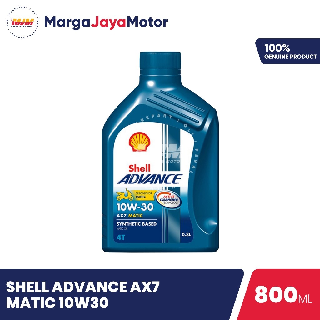 Jual Shell Advance AX7 Matic 10W-30 0.8L | Shopee Indonesia