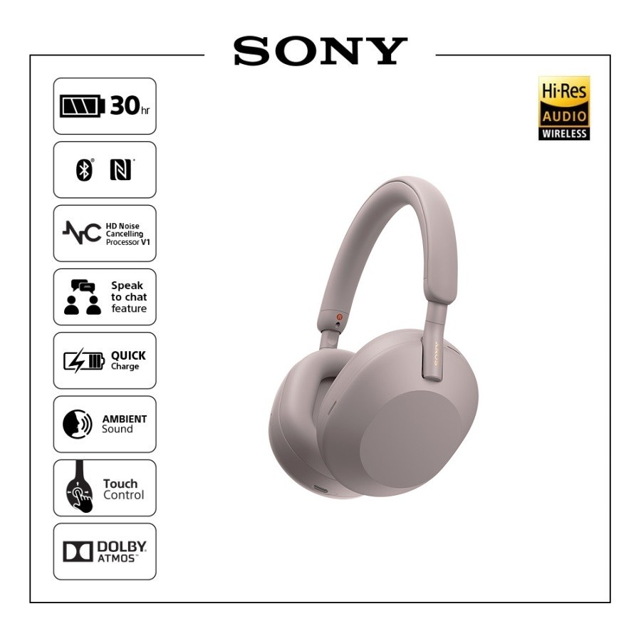 Sony WH-1000XM5 WH1000XM5 WH1000 XM5 Noise Cancelling Headphone