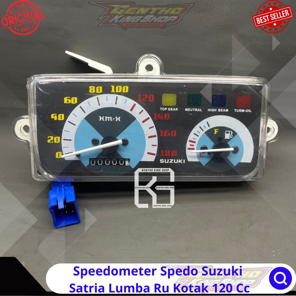 Jual Speedometer Spedo Suzuki Satria Lumba Ru Kotak 120 Cc | Shopee ...