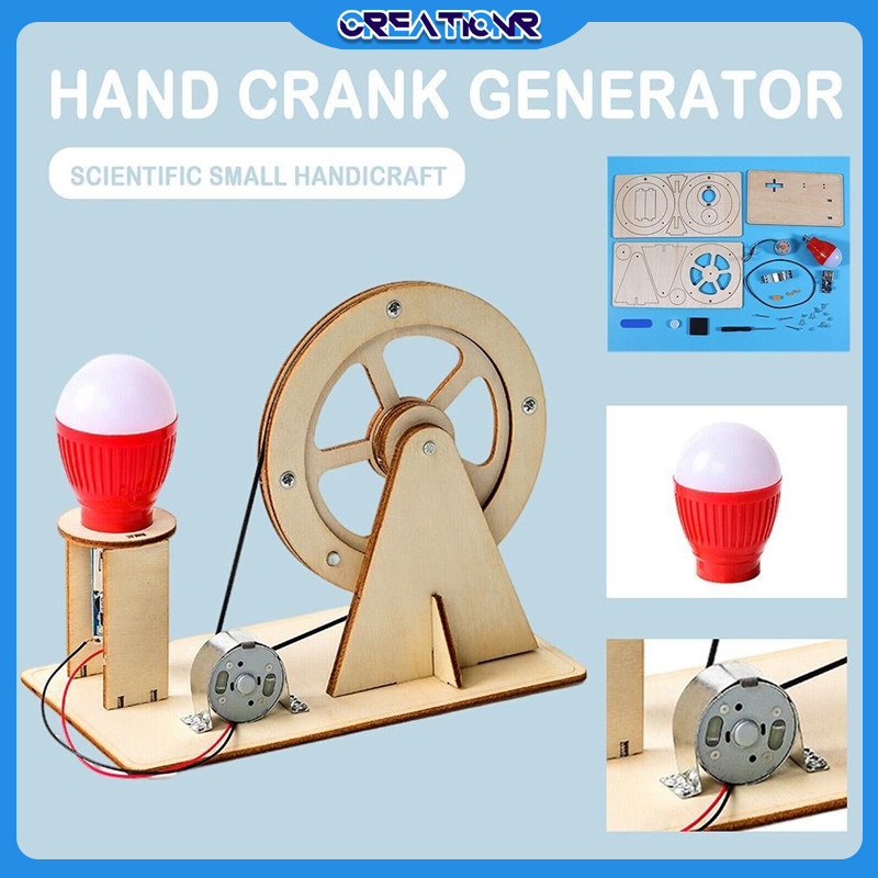 Jual （Rakitan DIY）genset Mainan Anak/Kit Rakitan Bohlam Kayu/STEM Toys ...