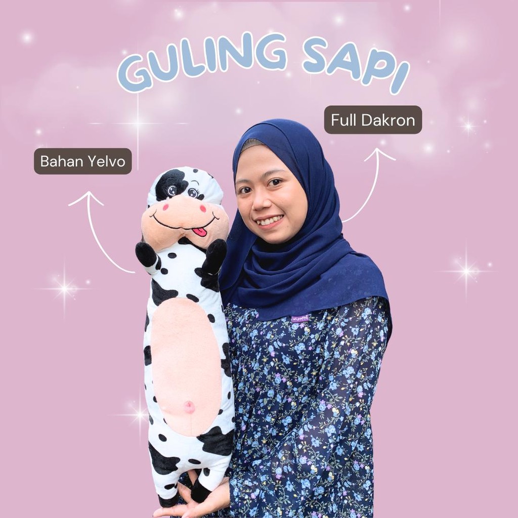 Jual Guling Sapi Yelvo Super Halus 50cm - Standar SNI - Dolls, Toys ...