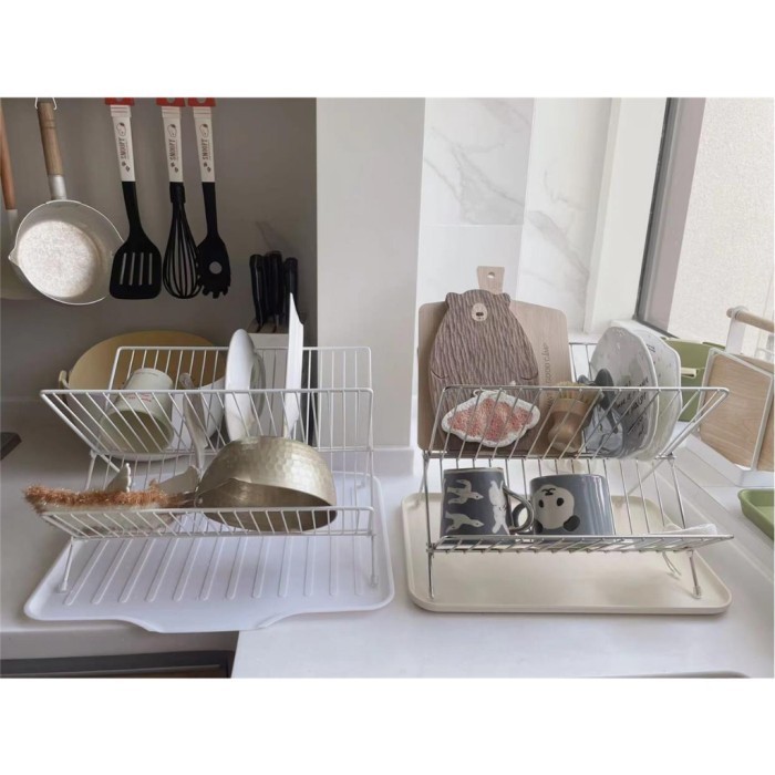 Jual Rak Piring Gelas Material Besi Design Minimalis Multifungsi ...