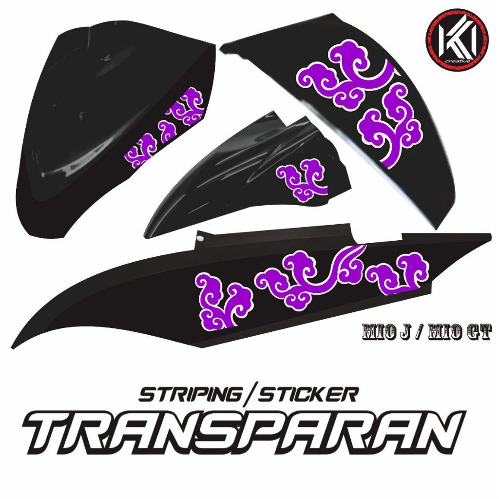 Jual TRANSFARAN UV STICKER STRIPING TRANSFARAN/TRANSPARAN NEW MOTIP ...