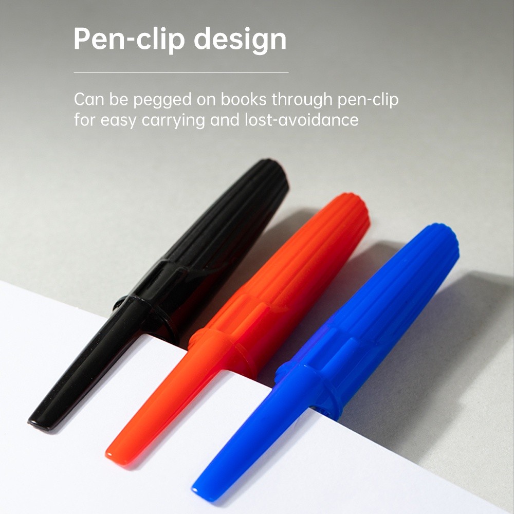 Deli Ballpoint Pen / Pulpen Bolpoin Tip 0.7 MM 1 PCS Penulisan Lancar dan Halus EQ1-XX (6)