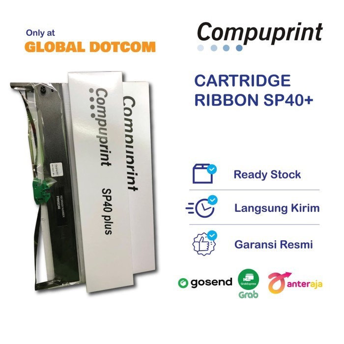 Jual RIBBON CARTRIDGE TINTA CATRID KATRID PITA COMPUPRINT SP40 ...
