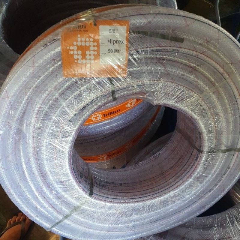 Jual SELANG AIR BENANG HIPREX 5/8'' INCH 1 ROLL 50MTR TRILLIUN | Shopee ...