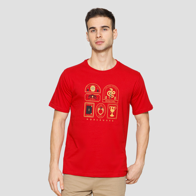 T Zone Kungfu Panda Print Kaos Pria