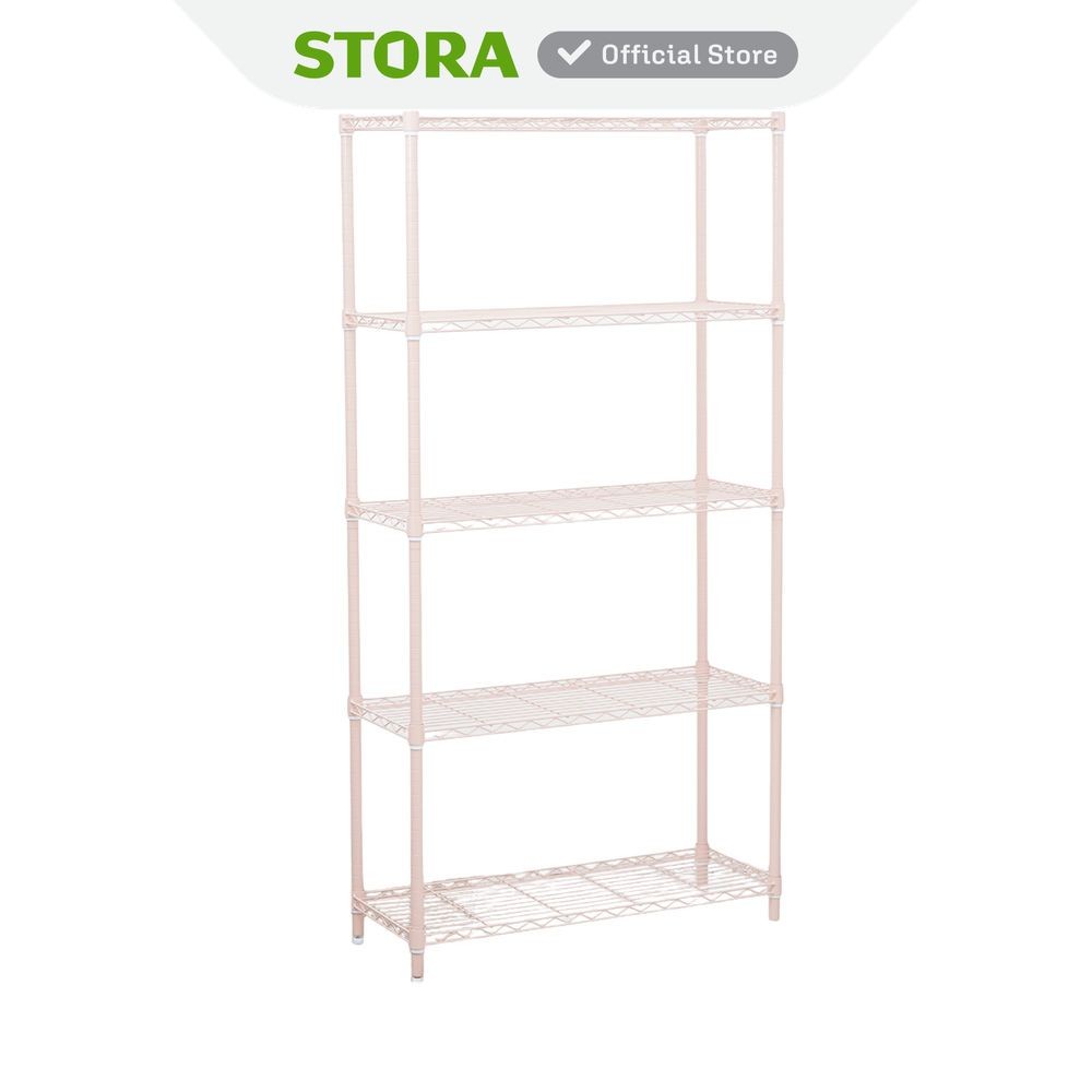 Jual Stora Rak Besi 5 Tingkat Storage Rack Metal Tempat Penyimpanan ...
