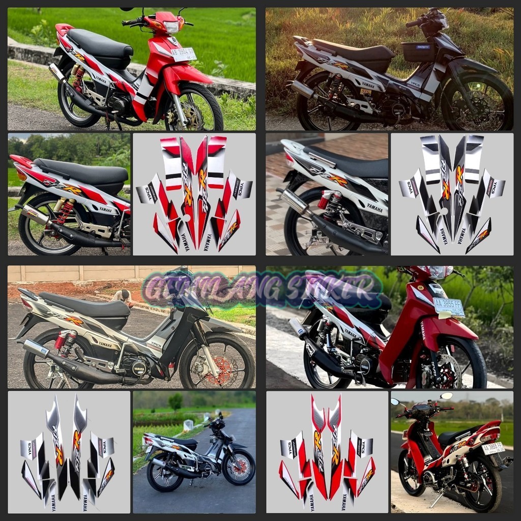 Jual Striping Decal Polet Sticker yamaha fizr fiz r f1 zr 2001 2002 ...