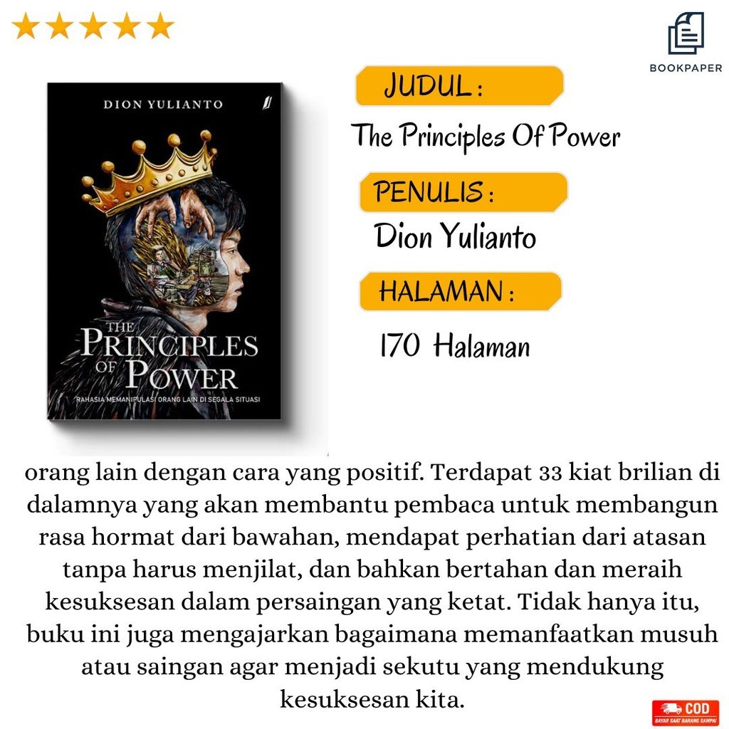 Jual Buku The Principles Of Power By Dion Yulianto / H S | Shopee Indonesia