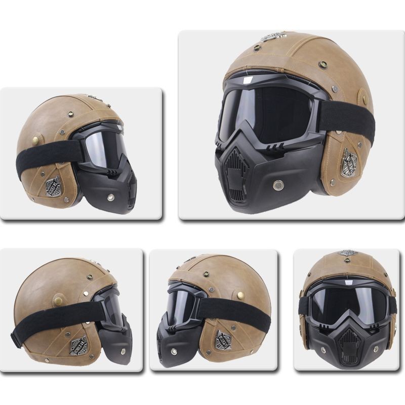 Jual MS Kacamata Goggles Mask Motor Retro Anti Glare Windproof | Shopee ...