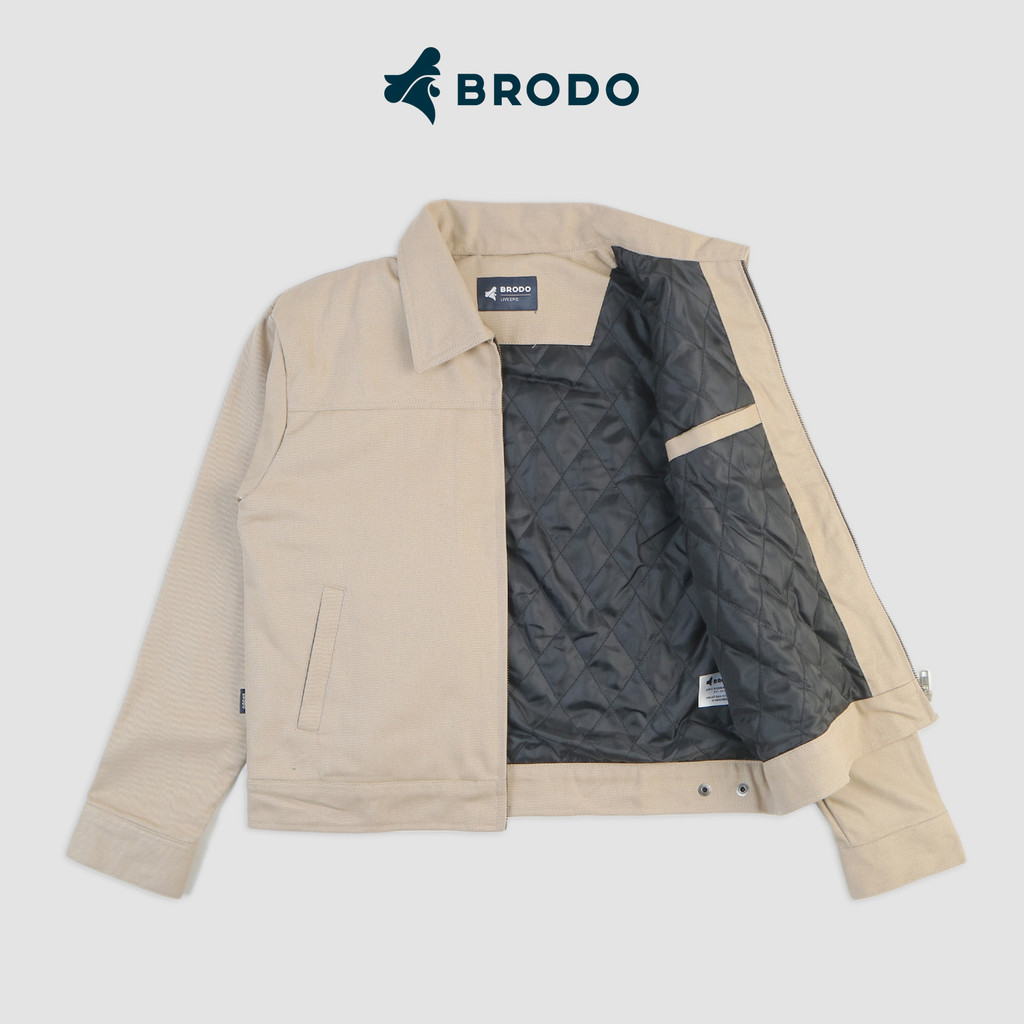 Jual BRODO - Sphiro Work Jacket Khaki | Shopee Indonesia