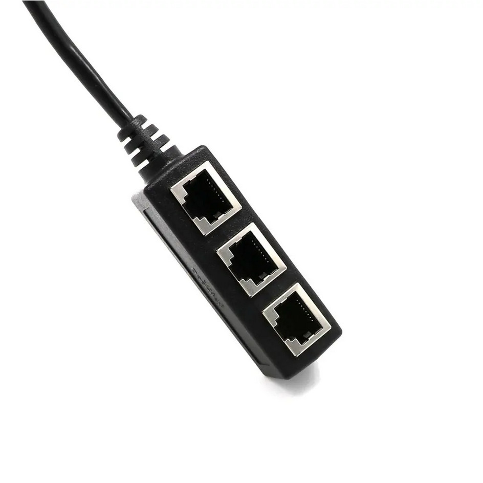 Jual AJSSHOP Splitter RJ45 LAN Ethernet Network Connector Hub 3 Port ...