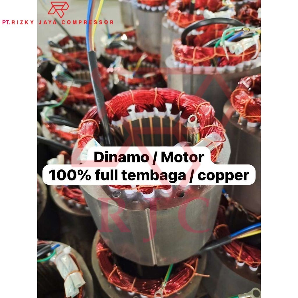 Jual RJC Kompresor Angin 15HP Compressor udara 11 Kw kompresor Piston ...