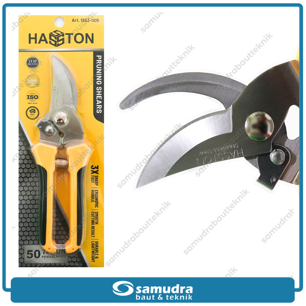 Jual HASSTON 1353-005 Gunting Dahan 8 inch Alat Potong Ranting Garden ...