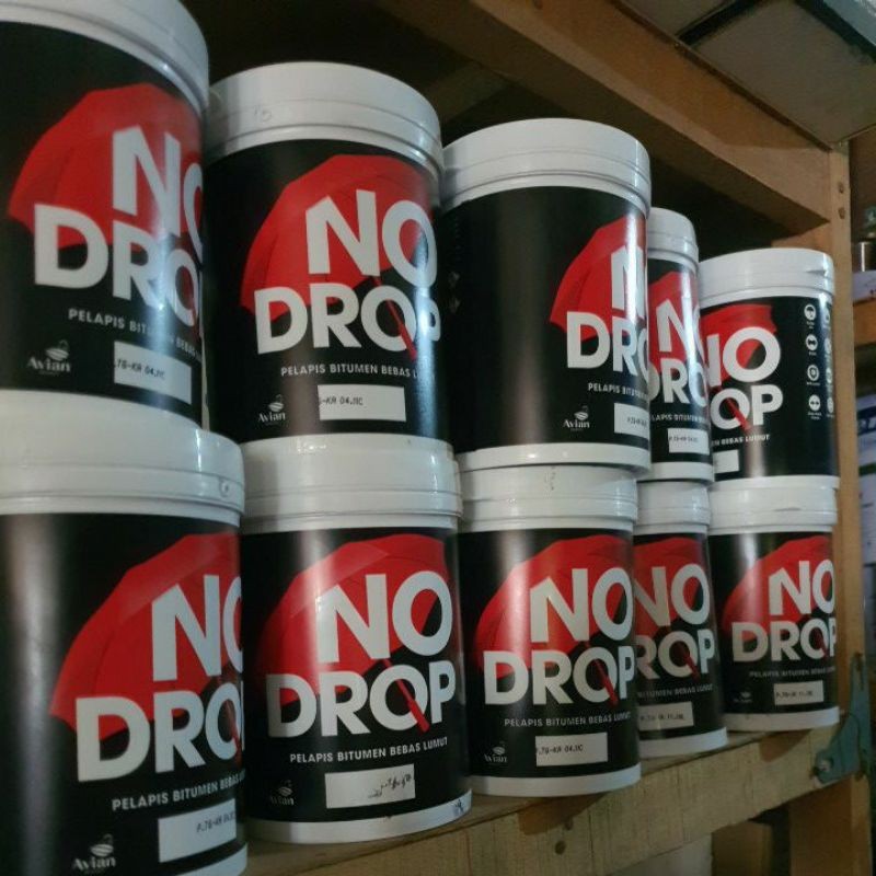 Jual CAT WATERPROOF NO DROP BITUMEN 1KG TANDON TORN GENTENG TEMBOK SENG ...