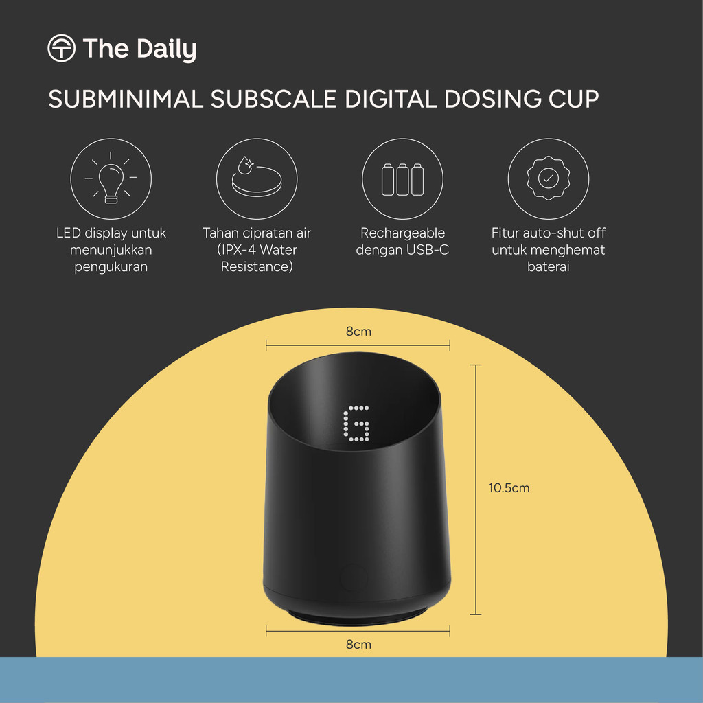 Jual Subminimal Subscale Digital Coffee Dosing Cup - Dosing Cup Scale ...