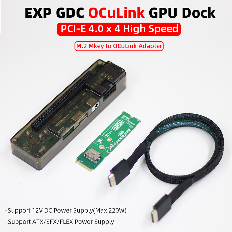 Jual Exp Gdc Oculink Gpu Dock Pcie X High Speed For Mini Pc Notebook Laptop To External