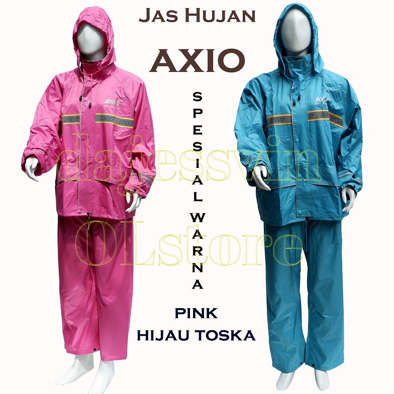 Jual Jas Hujan Axio Europe Silver Series Original Asli Dewasa