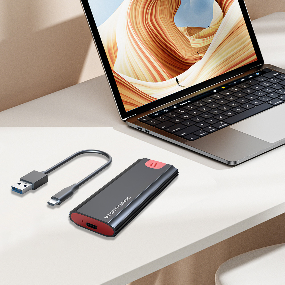 Jual M.2 NVME NGFF SATA SSD Case 10Gbps SSD Box SSD To USB 3.1 ...