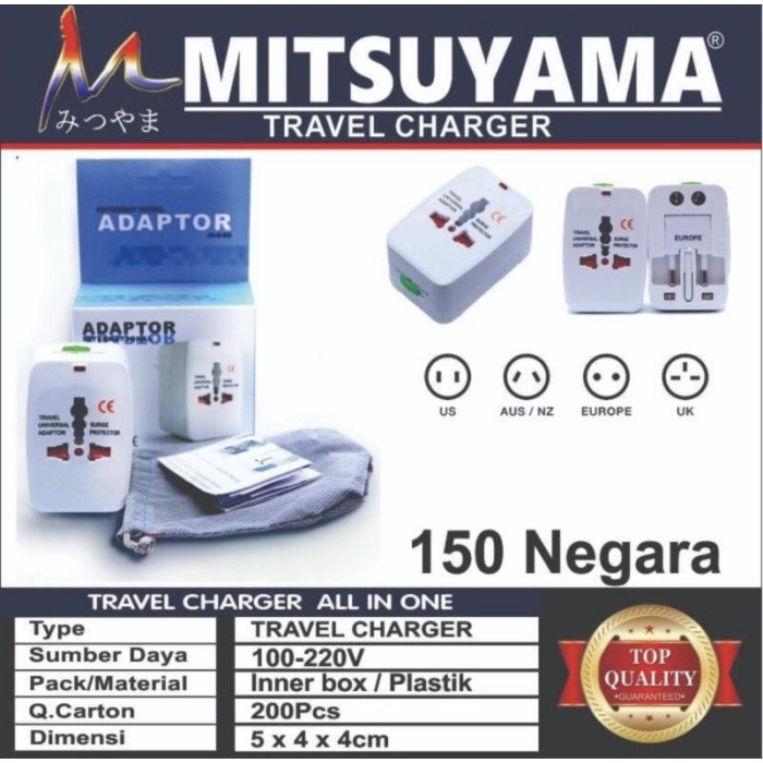 Jual CHARGER COLOKAN LISTRIK AC UNIVERSAL ADAPTER ADAPTOR CONVERTER ...