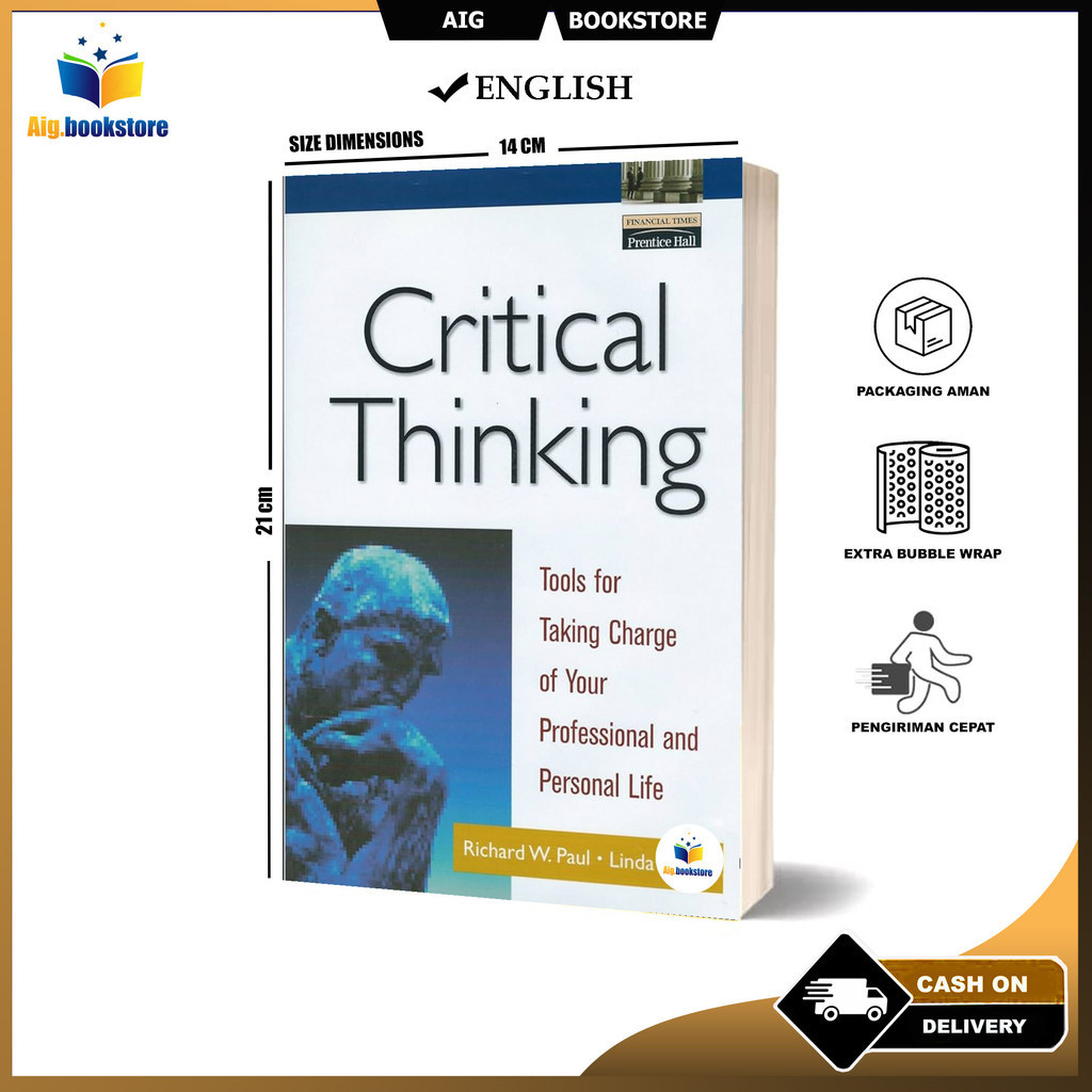 Jual Critical Thinking - Richard Paul & Linda Elder (English) | Shopee ...