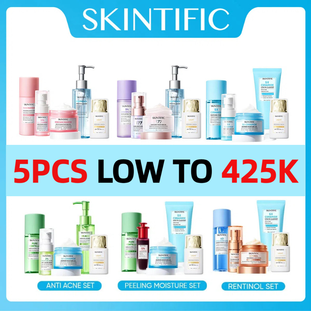 jual-5pcs-paket-skintific-skincare-set-facial-wash-toner-serum