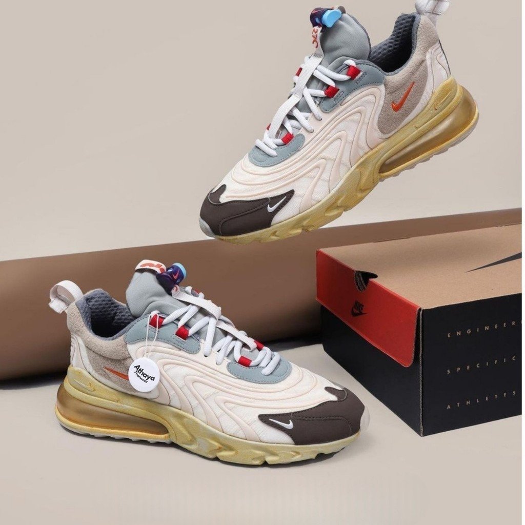 Jual Air Max 270 Reactt ENG X Travis Scott Cactus Trails 