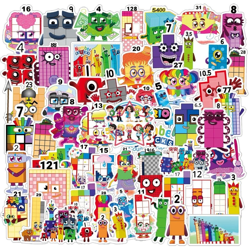 Jual Stiker Anak - Number Blocks | Shopee Indonesia