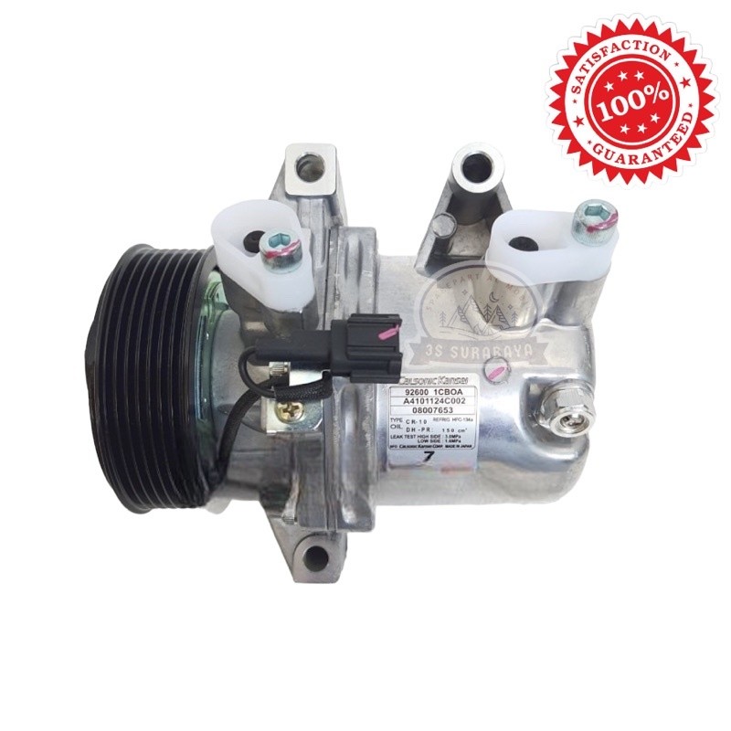 Jual Kompresor Compresor Ac Nissan March 1200 CC Lengkap Calsonic ...