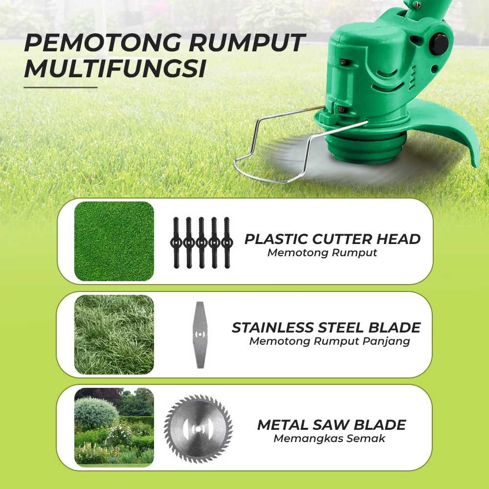 Jual LPKSTORE DEXCOM Mesin Pemotong Rumput Taman Grass Cutter with ...