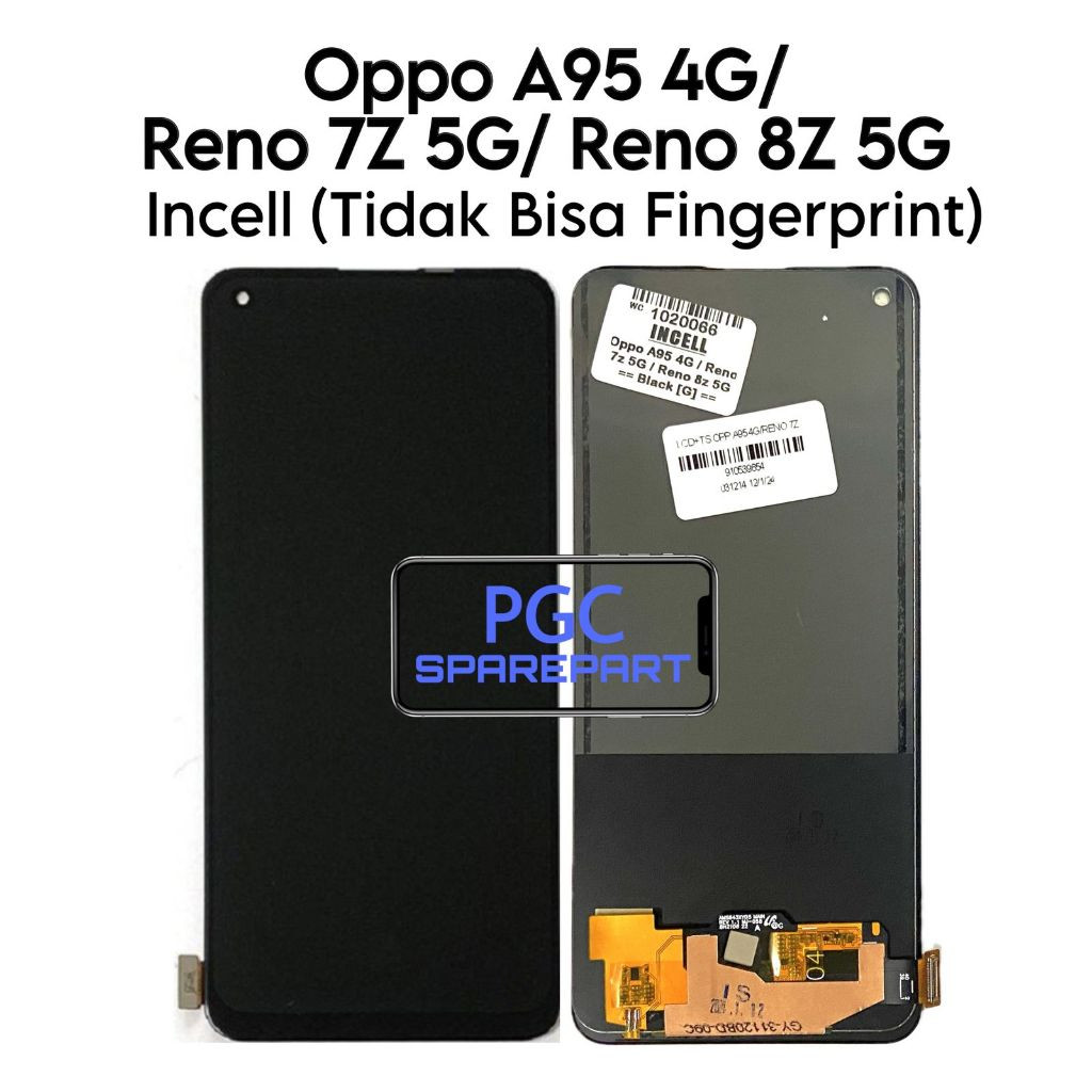 Jual INCELL - LCD Touchscreen Fullset Oppo A95 4G / Reno 7Z 5G / Reno ...