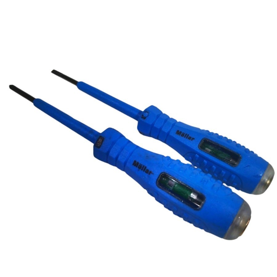 Jual Mollar Voltage Tester 4 x 156 mm – Tespen Listrik Plus & Minus ...
