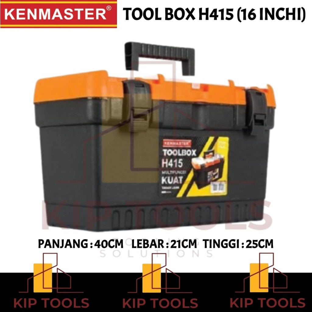 Jual Tool Box H415 / Kotak Perkakas 16 Inchi / Box Penyimpanan Perkakas ...