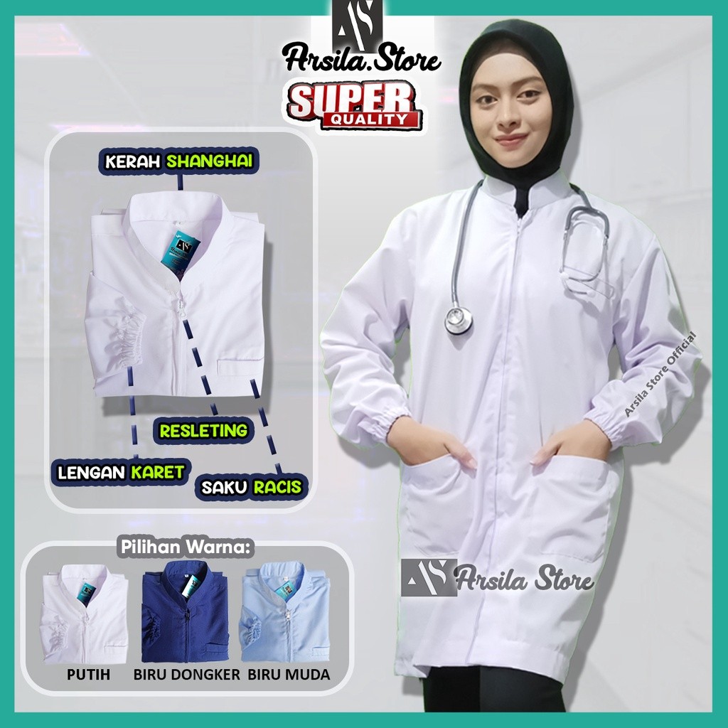Jual C1 Jas Laboratorium Warna | Jas Lab Rumah Sakit | Jas Lab Pabrik ...