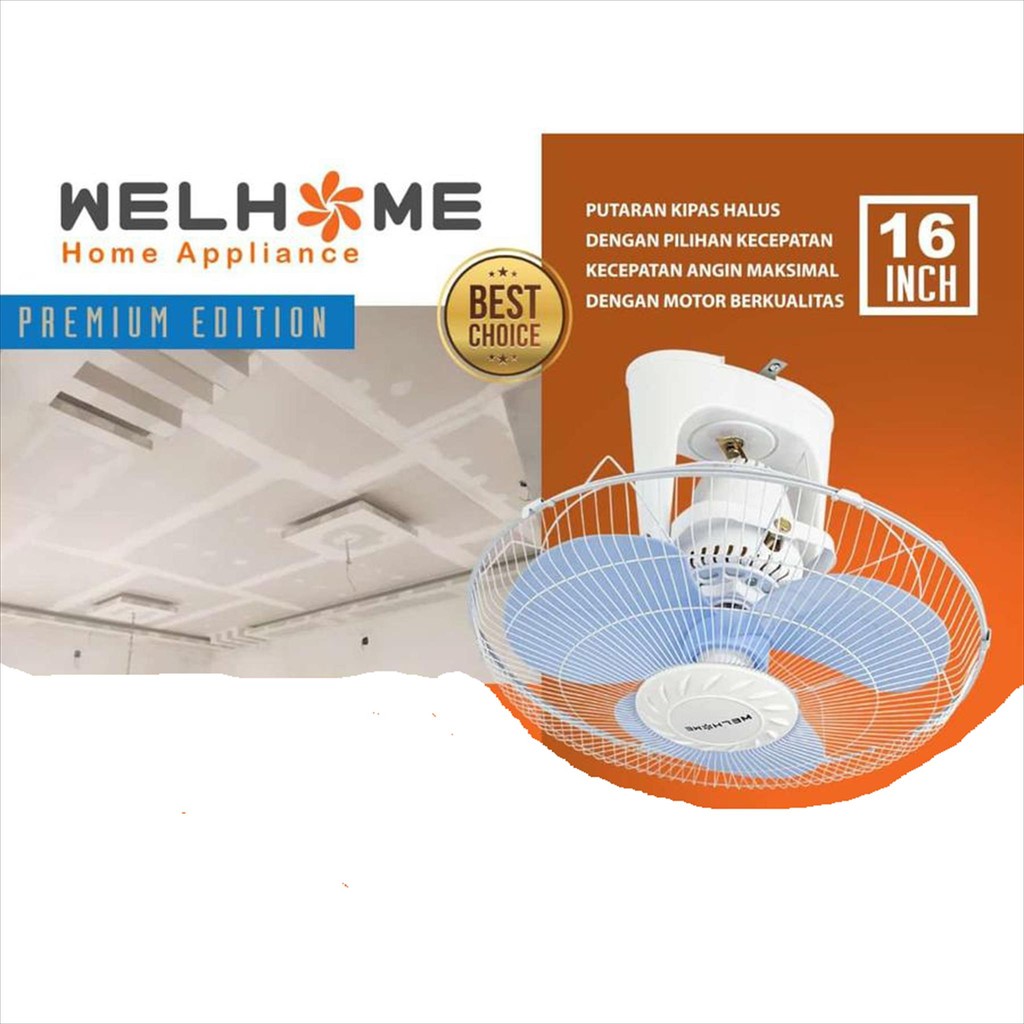 Jual WELLHOME AUTO FAN 16 INCHI WHC-F01 | Shopee Indonesia