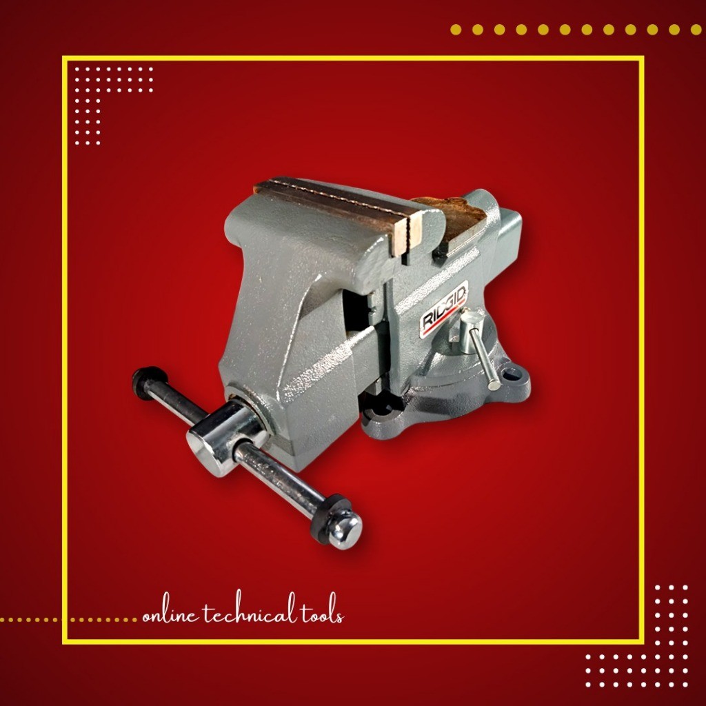 Jual RIDGID Benz Vise 5”, 6”, 8” – Catok Jepit / Ragum Bench Vise Putar ...