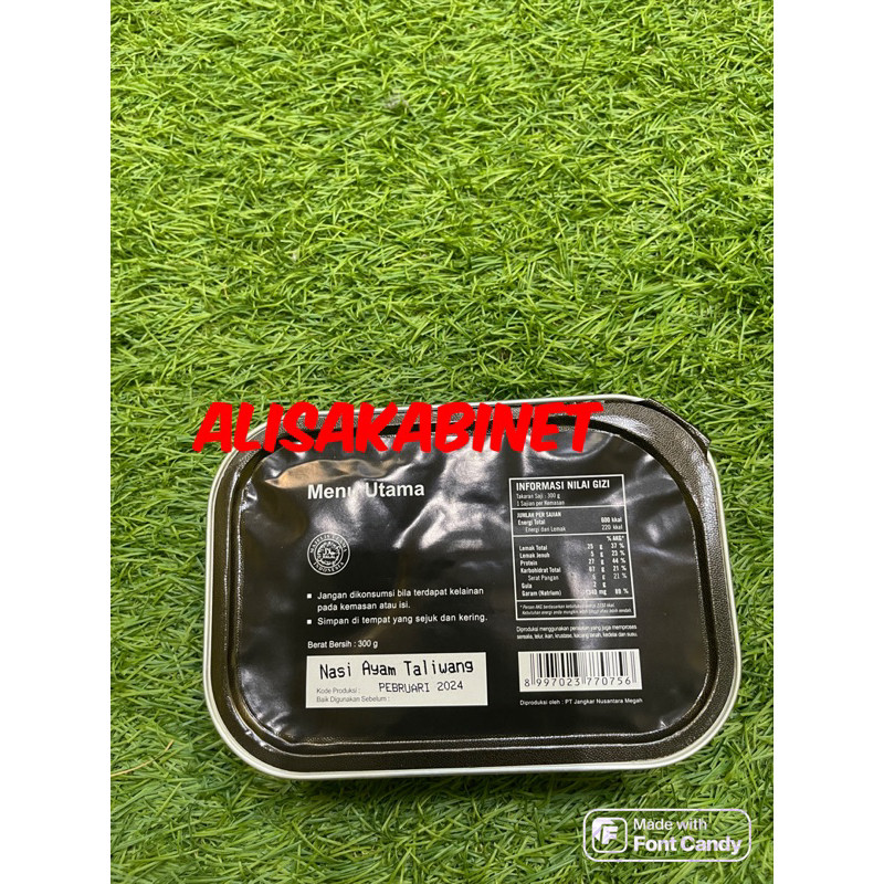 Jual Ransum Nasi Naraga Jatah TNI Ecer 1 Nasi Exp 30 JUNI 2025 | Shopee ...