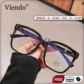 Viendo Frame Kacamata Minus Photocromic Anti Radiasi Blueray Wanita Cowok Pria Fashion Korea