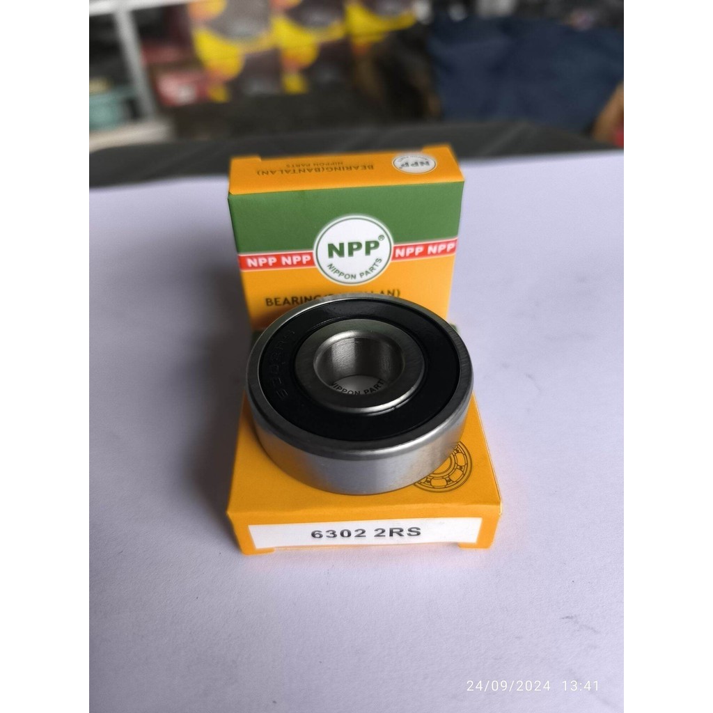 Jual BEARING/LAHER NPP 6302 2RS UNTUK BERING RODA TIGER/GEAR BOX RASIO ...