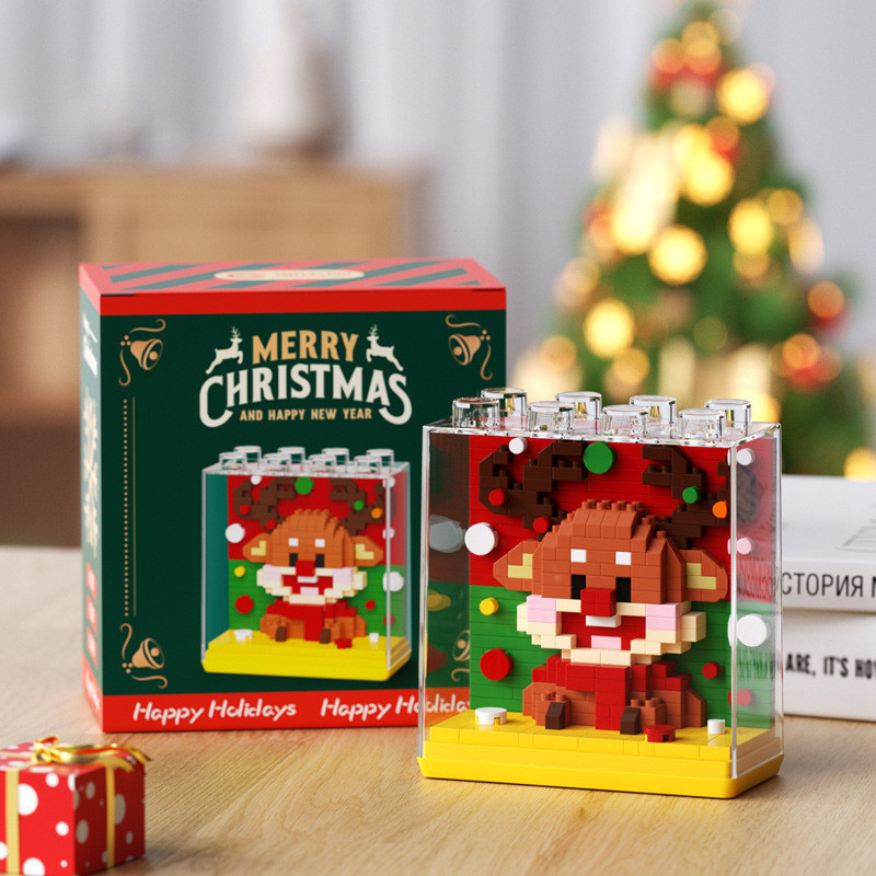 TOYTOPIA Bricks Edisi Natal Hadiah Natal Christmas series Brick Building  Blok Toys Puzzle Mainan Anak Balok Susun DIY xmas box block natal