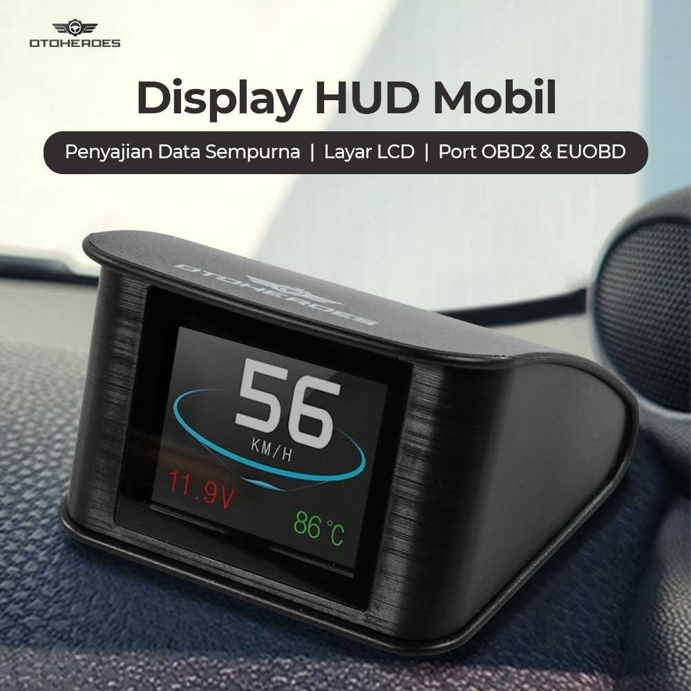 Jual OTOHEROES Display HUD Mobil OBD2 On-board Computer Speedometer ...