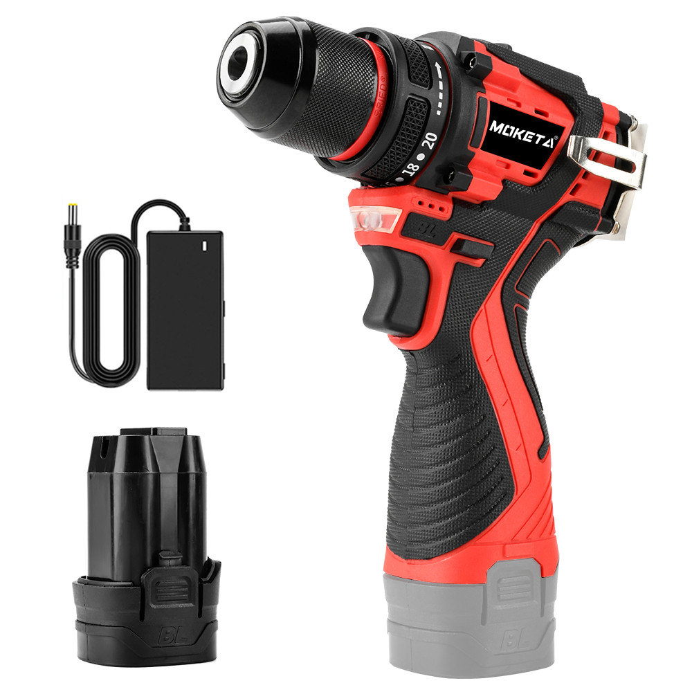 Jual MOKETA 48V Brushless Cordless Drill Rechargeable Screwdriver