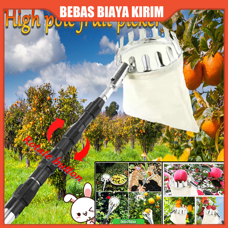 Jual 7 Set 6M Alat Pemetik Buah galah pemetik buah Alat Berkebun ...