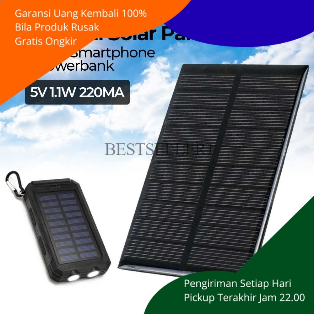 Jual BS Solar Panel Tenaga Surya Solarcell Pengisi Sel Ringan Original ...