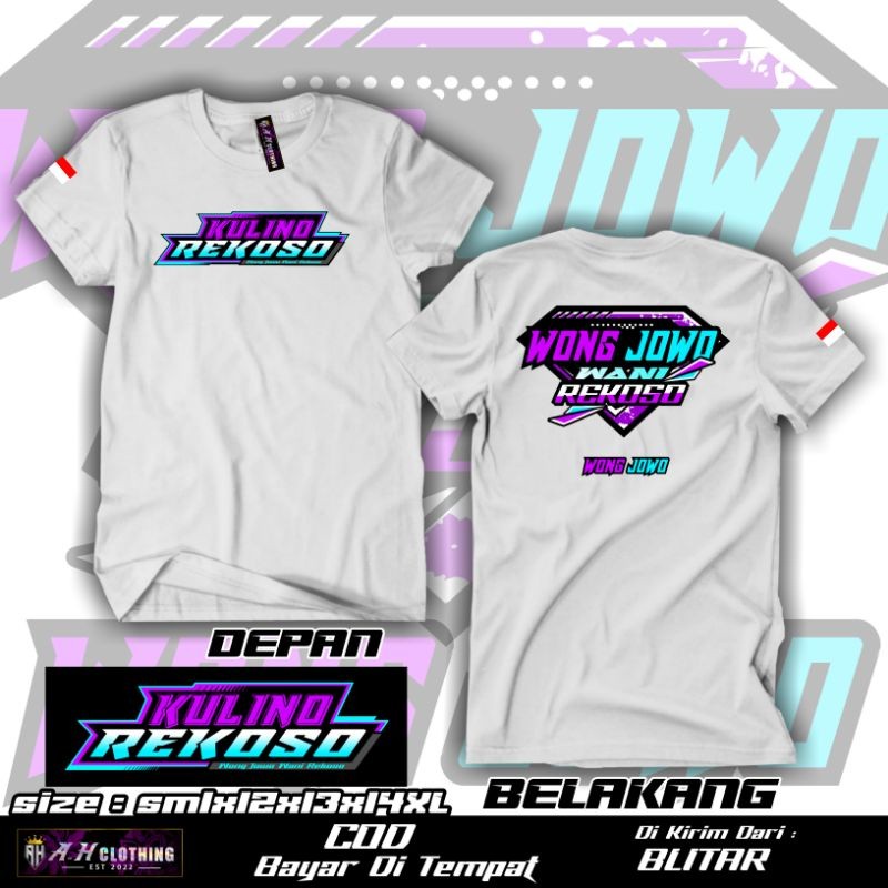 Jual PROMO KAOS KATA KATA KULINO REKOSO WONG JOWO WANI REKOSO KAOS ...