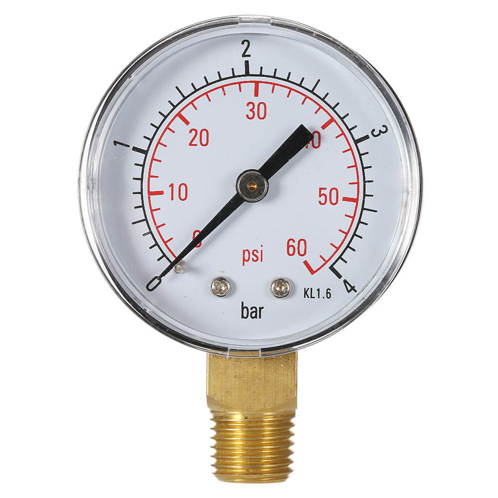 Jual Professional 50mm manometer Pool Spa Filter Water Pressure Gauge ...