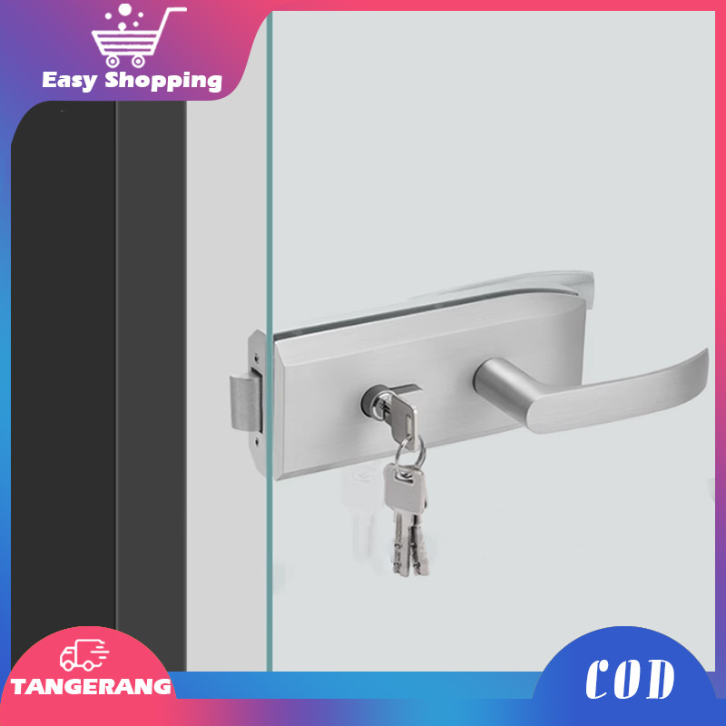 Jual 1pcs Kaca Pintu Kunci/Lock Kunci Pintu Kaca /Glass Door Lock/Kunci ...