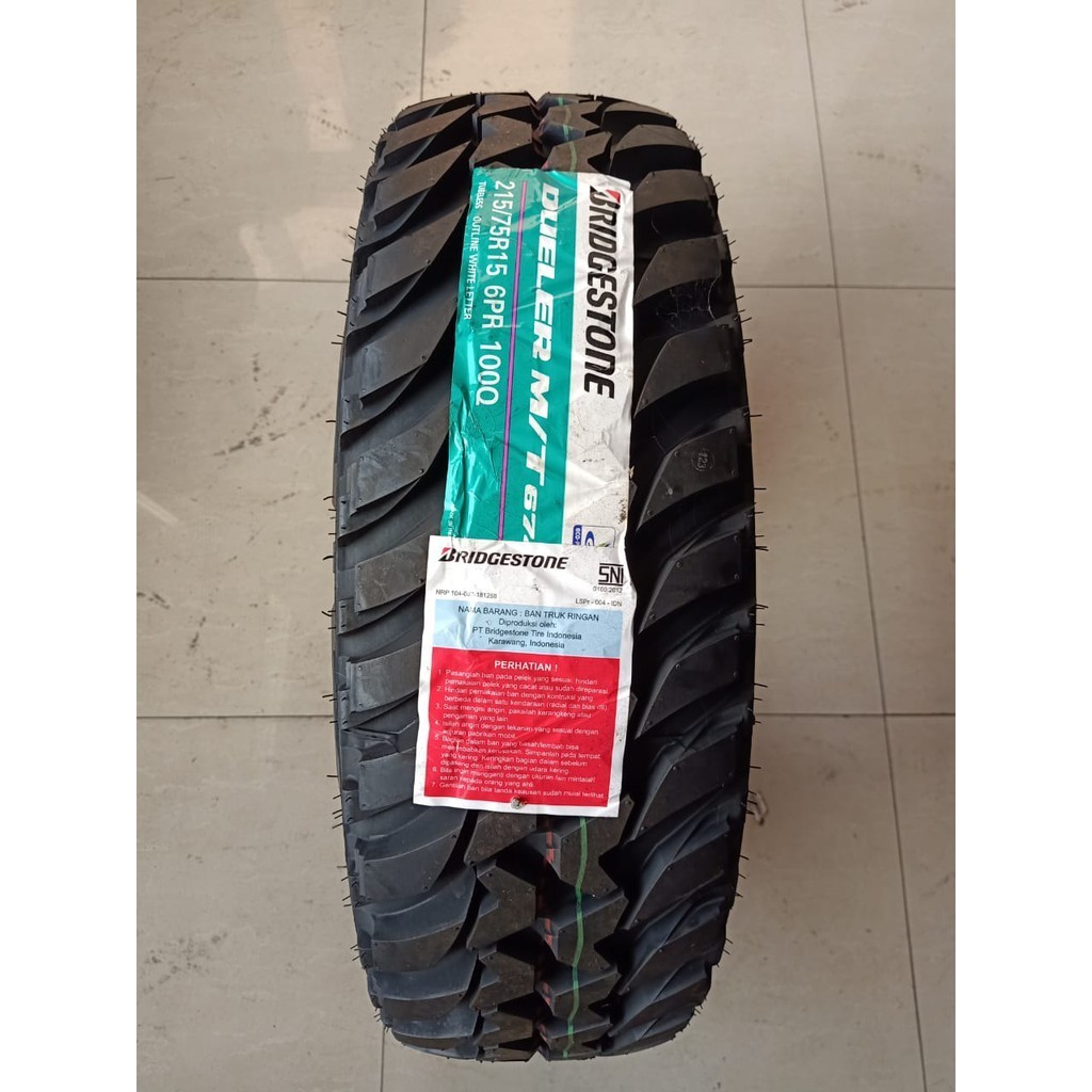 Jual Bridgestone Dueler MT D674 215/75 R15 Ban Mobil | Shopee Indonesia